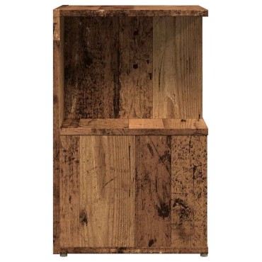 vidaXL Κομοδίνα 2 τεμ. Παλιό ξύλο 35x35x55cm Κατασκευασμένο ξύλο