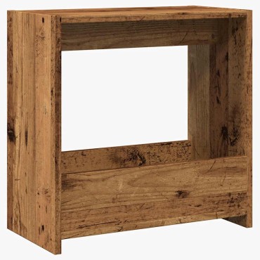 vidaXL Side Table Παλιό ξύλο 50x26x50cm Κατασκευασμένο ξύλο