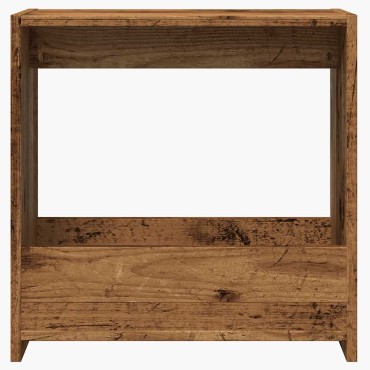 vidaXL Side Table Παλιό ξύλο 50x26x50cm Κατασκευασμένο ξύλο