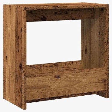 vidaXL Side Table Παλιό ξύλο 50x26x50cm Κατασκευασμένο ξύλο