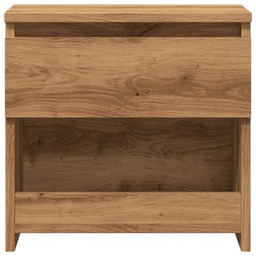 vidaXL Κομοδίνο ντουλάπι Artisan Oak 40x30x39cm Κατασκευασμένο ξύλο 1 τεμ.