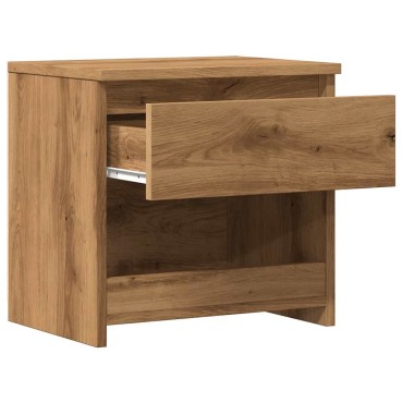 vidaXL Κομοδίνο ντουλάπι Artisan Oak 40x30x39cm Κατασκευασμένο ξύλο 1 τεμ.