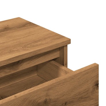 vidaXL Κομοδίνο ντουλάπι Artisan Oak 40x30x39cm Κατασκευασμένο ξύλο 1 τεμ.