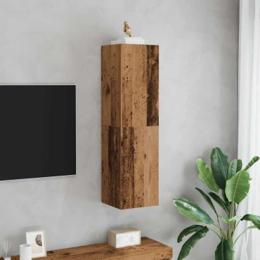 ντουλάπι τηλεόρασης vidaXL Παλιό ξύλο 30,5x30x110cm Ξύλινη κατασκευή