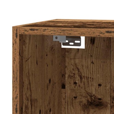 ντουλάπι τηλεόρασης vidaXL Παλιό ξύλο 30,5x30x110cm Ξύλινη κατασκευή