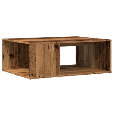 vidaXL Τραπεζάκι σαλονιού παλιό ξύλο 90x67x33cm Ξύλο μηχανής 1 τεμ.