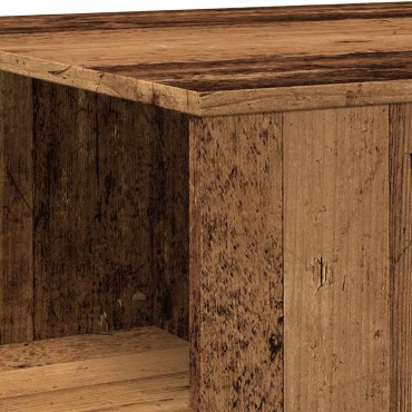 vidaXL Τραπεζάκι σαλονιού παλιό ξύλο 90x67x33cm Ξύλο μηχανής 1 τεμ.