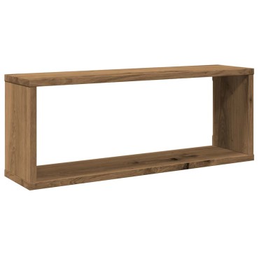 vidaXL Ράφια κύβων τοίχου 4 τεμ. Artisan Oak Κατασκευασμένο ξύλο