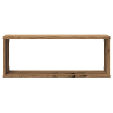 vidaXL Ράφια κύβων τοίχου 4 τεμ. Artisan Oak Κατασκευασμένο ξύλο