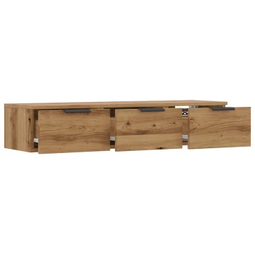 vidaXL Ντουλάπι τοίχου Artisan Oak 102x30x20cm Κατασκευασμένο ξύλο 1 τεμ.