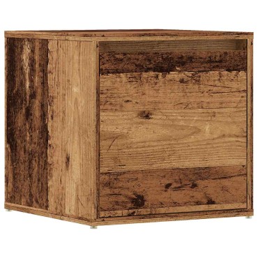 vidaXL Συρτάρι-κουτί παλιό ξύλο 40,5x40x40cm Ξύλο μηχανής