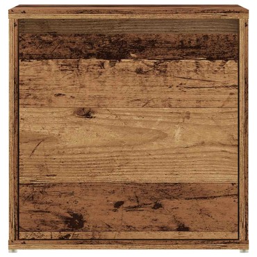 vidaXL Συρτάρι-κουτί παλιό ξύλο 40,5x40x40cm Ξύλο μηχανής