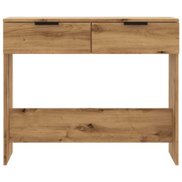 vidaXL Τραπέζι κονσόλας Artisan Oak 90x36x75cm Κατασκευασμένο ξύλο 1 τεμ.