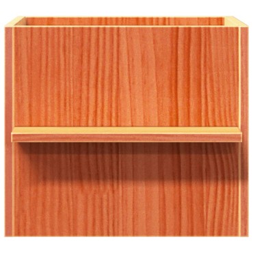 vidaXL Σπίτι για γάτες Wax Brown 51x35x30 cm Στερεό ξύλο πεύκο