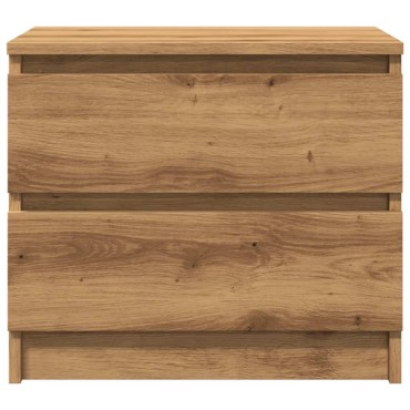 vidaXL Κομοδίνα 2 τεμ. Artisan Oak 50x40x43.5cm Κατασκευασμένο ξύλο