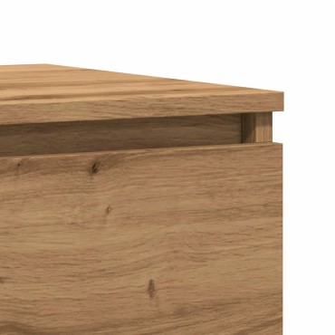 vidaXL Κομοδίνα 2 τεμ. Artisan Oak 50x40x43.5cm Κατασκευασμένο ξύλο