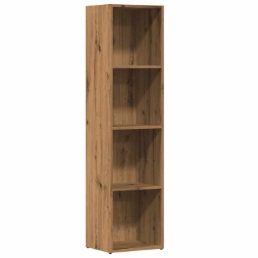 vidaXL Ντουλάπι βιβλίων Artisan Oak 36x30x143cm Κατασκευασμένο ξύλο 1 τεμ.