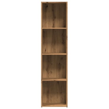 vidaXL Ντουλάπι βιβλίων Artisan Oak 36x30x143cm Κατασκευασμένο ξύλο 1 τεμ.