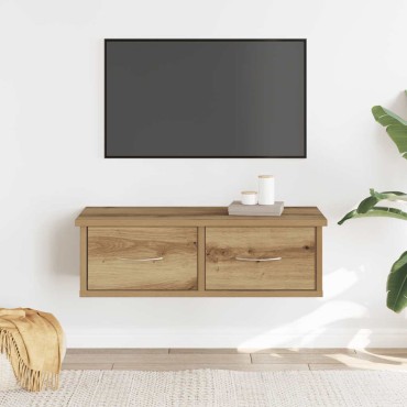 vidaXL Ντουλάπι τοίχου Artisan Oak 60x26x18,5cm Κατασκευασμένο ξύλο 1 τεμ.