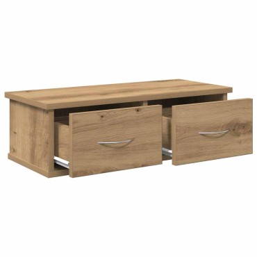 vidaXL Ντουλάπι τοίχου Artisan Oak 60x26x18,5cm Κατασκευασμένο ξύλο 1 τεμ.