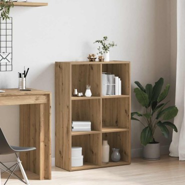 vidaXL Ντουλάπι βιβλίου/Σιδερένιο ντουλάπι Artisan Oak 66x30x98cm 1 τεμ.