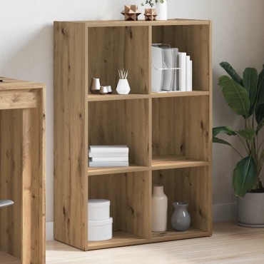 vidaXL Ντουλάπι βιβλίου/Σιδερένιο ντουλάπι Artisan Oak 66x30x98cm 1 τεμ.