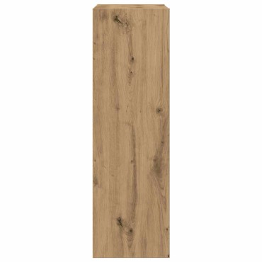 vidaXL Ντουλάπι βιβλίου/Σιδερένιο ντουλάπι Artisan Oak 66x30x98cm 1 τεμ.