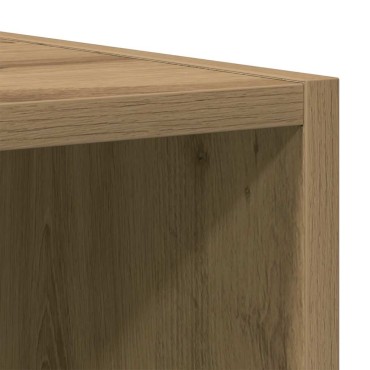 vidaXL Ντουλάπι βιβλίου/Σιδερένιο ντουλάπι Artisan Oak 66x30x98cm 1 τεμ.