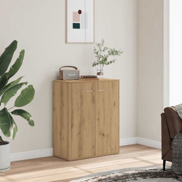 vidaXL Sideboard Artisan Oak 60x30x75cm Κατασκευασμένο ξύλο 1 τεμ.