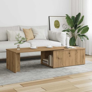 vidaXL Τραπεζάκι σαλονιού Artisan Oak 150x50x35cm Κατασκευασμένο ξύλο 1 τεμ.
