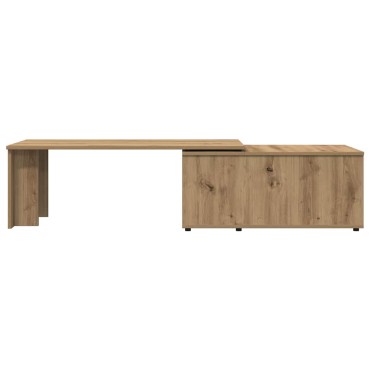 vidaXL Τραπεζάκι σαλονιού Artisan Oak 150x50x35cm Κατασκευασμένο ξύλο 1 τεμ.