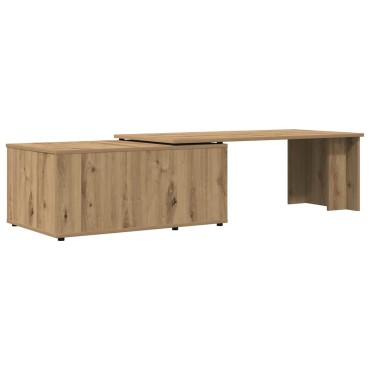 vidaXL Τραπεζάκι σαλονιού Artisan Oak 150x50x35cm Κατασκευασμένο ξύλο 1 τεμ.