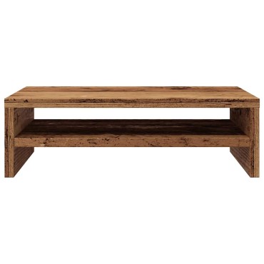 Βάση οθόνης vidaXL Παλιό ξύλο 42x24x13cm Κατασκευασμένο ξύλο
