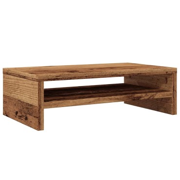 Βάση οθόνης vidaXL Παλιό ξύλο 42x24x13cm Κατασκευασμένο ξύλο