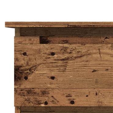 Γωνιακό γραφείο vidaXL Παλιό ξύλο 145x100x76cm Κατασκευασμένο ξύλο 1 τεμ.