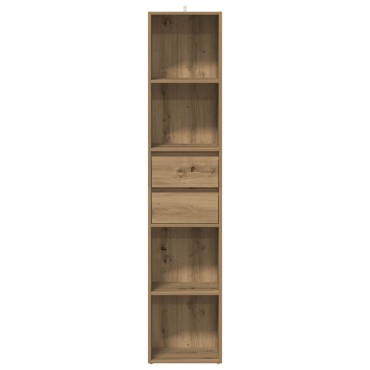 vidaXL Ντουλάπι βιβλίων Artisan Oak 36x30x171cm Κατασκευασμένο ξύλο 1 τεμ.