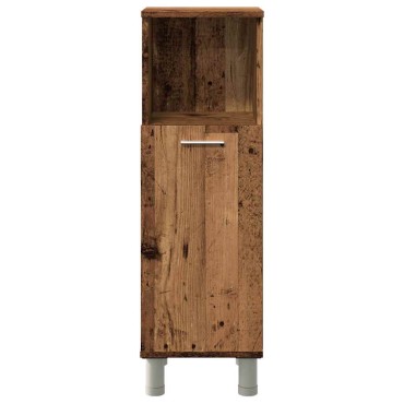 vidaXL Στήλη Μπάνιου Παλιό Ξύλο 30x30x95cm από Μοριοσανίδα 1 τεμ.