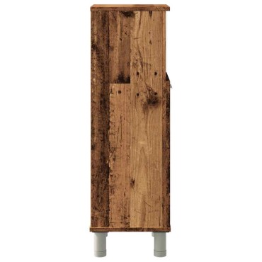 vidaXL Στήλη Μπάνιου Παλιό Ξύλο 30x30x95cm από Μοριοσανίδα 1 τεμ.