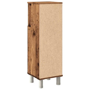 vidaXL Στήλη Μπάνιου Παλιό Ξύλο 30x30x95cm από Μοριοσανίδα 1 τεμ.