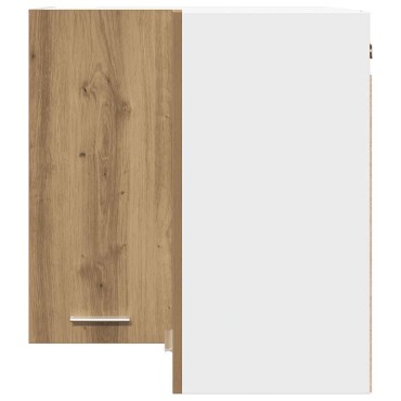 vidaXL κρεμαστό γωνιακό ντουλάπι Lyon Artisan Oak 57x57x60cm