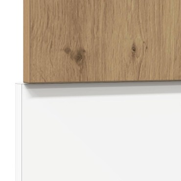 vidaXL Πλυντήριο πιάτων Πίνακας Lyon Artisan Oak Κατασκευασμένο ξύλο 60x1,5x67 cm