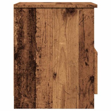 vidaXL ντουλάπι κομοδίνου Παλιό ξύλο 40x40x50cm Κατασκευασμένο ξύλο 1 τεμ.