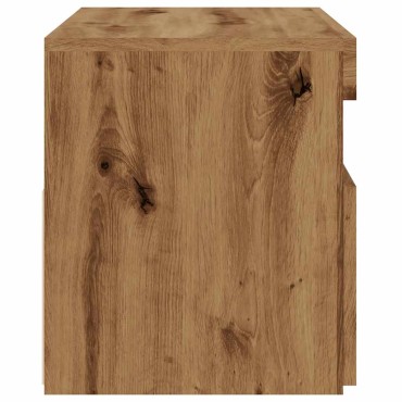 ντουλάπι τηλεόρασης vidaXL με φώτα LED Artisan Oak Κατασκευασμένο ξύλο 75x35x40 cm