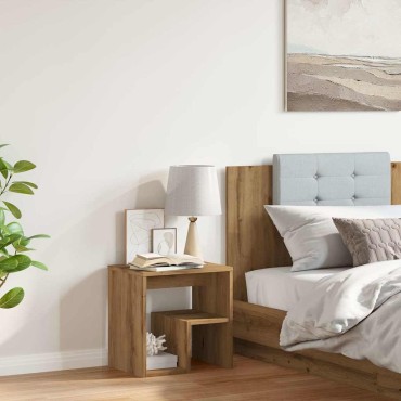vidaXL Κομοδίνο ντουλάπι Artisan Oak 40x30x40cm Κατασκευασμένο ξύλο 1 τεμ.