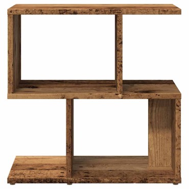 vidaXL Κομοδίνα 2 τεμ. Παλιό ξύλο 50x30x51,5cm Κατασκευασμένο ξύλο
