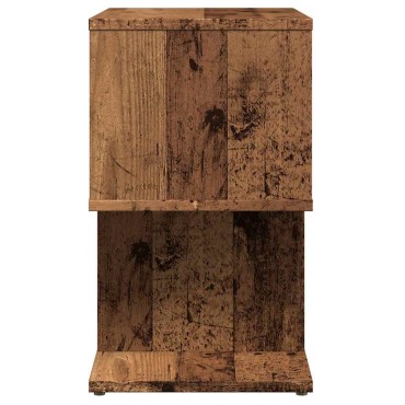 vidaXL Κομοδίνα 2 τεμ. Παλιό ξύλο 50x30x51,5cm Κατασκευασμένο ξύλο