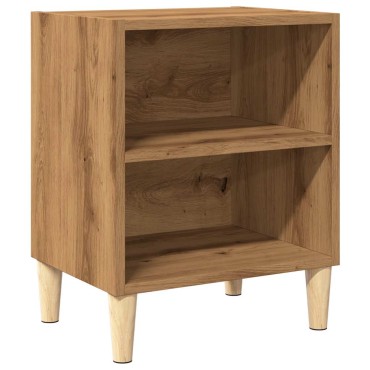vidaXL Κομοδίνο ντουλάπι Artisan Oak 40x30x50cm Κατασκευασμένο ξύλο 1 τεμ.