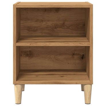 vidaXL Κομοδίνο ντουλάπι Artisan Oak 40x30x50cm Κατασκευασμένο ξύλο 1 τεμ.