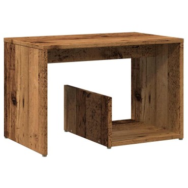 vidaXL Side Table Παλιό ξύλο 59x36x38cm Κατασκευασμένο ξύλο