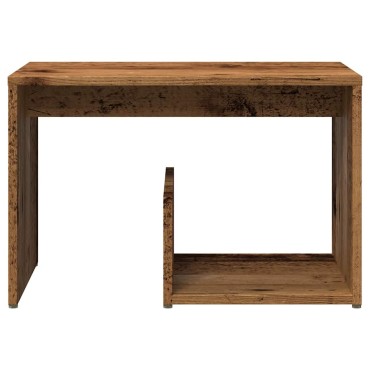 vidaXL Side Table Παλιό ξύλο 59x36x38cm Κατασκευασμένο ξύλο